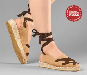 Jute classic laces Catalina espadrille