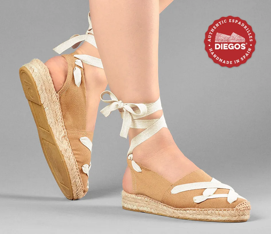 Jute classic laces Catalina espadrille