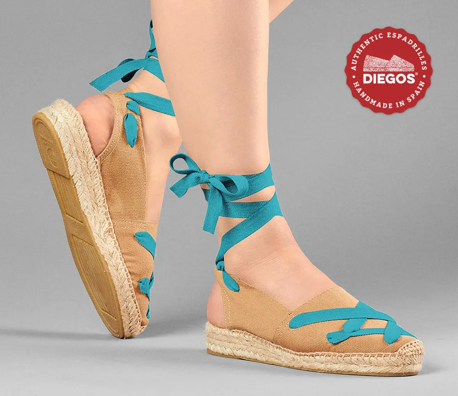 Jute classic laces Catalina espadrille