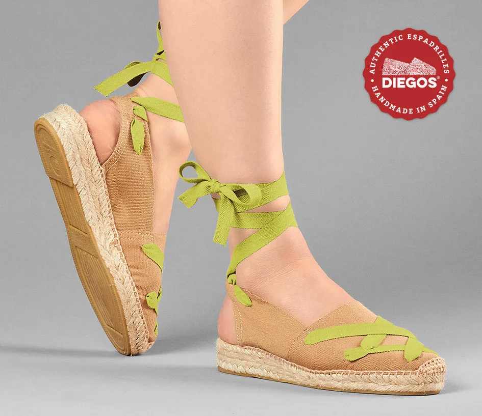 Jute classic laces Catalina espadrille