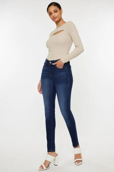 Kancan Mid Rise Gradient Skinny Jeans (Online Only)