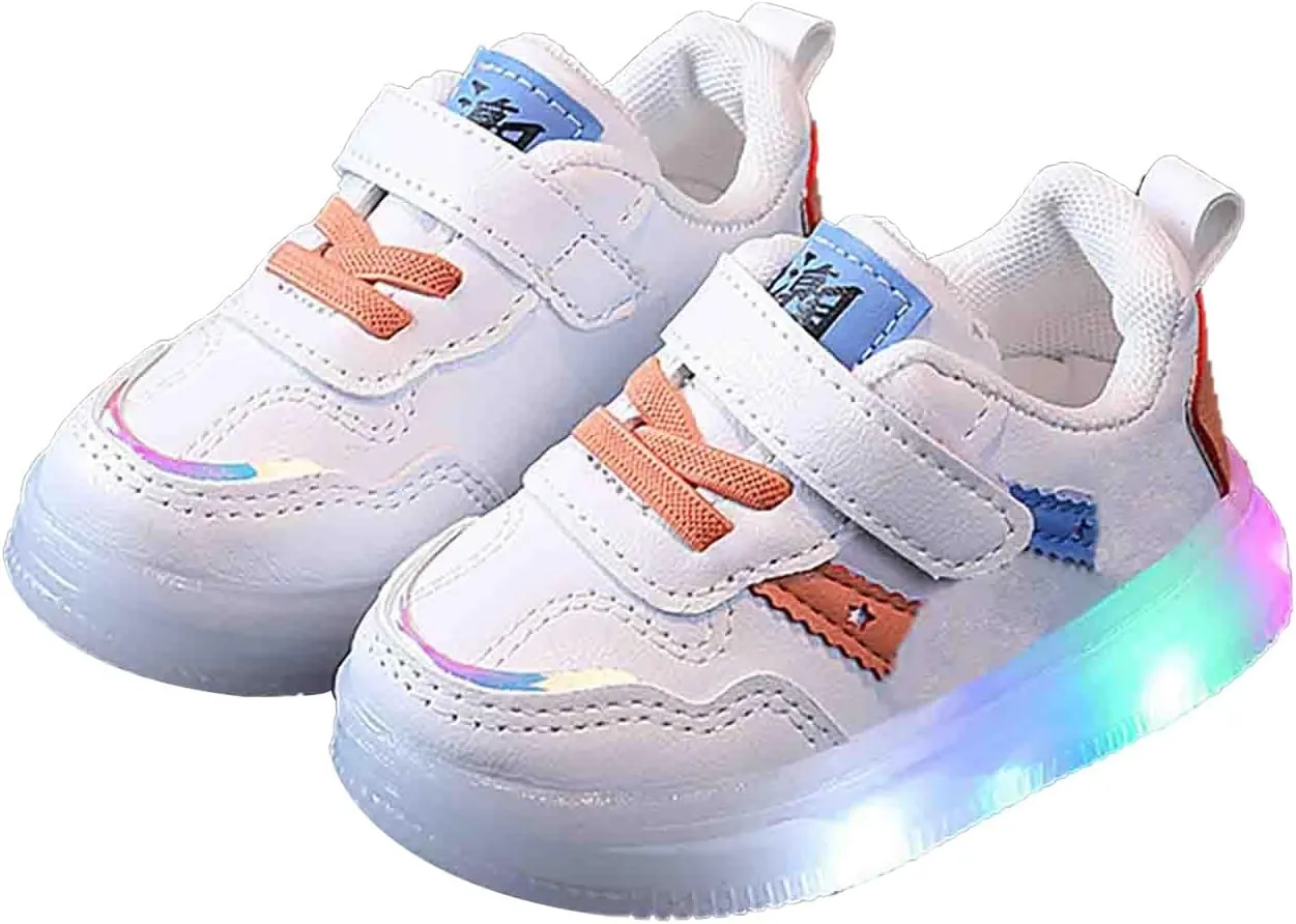 Kids Light Up Shoes Baby Toddler Flash Sneakers with Luminous Sole for Boys Girls Best Gift for Christmas Day