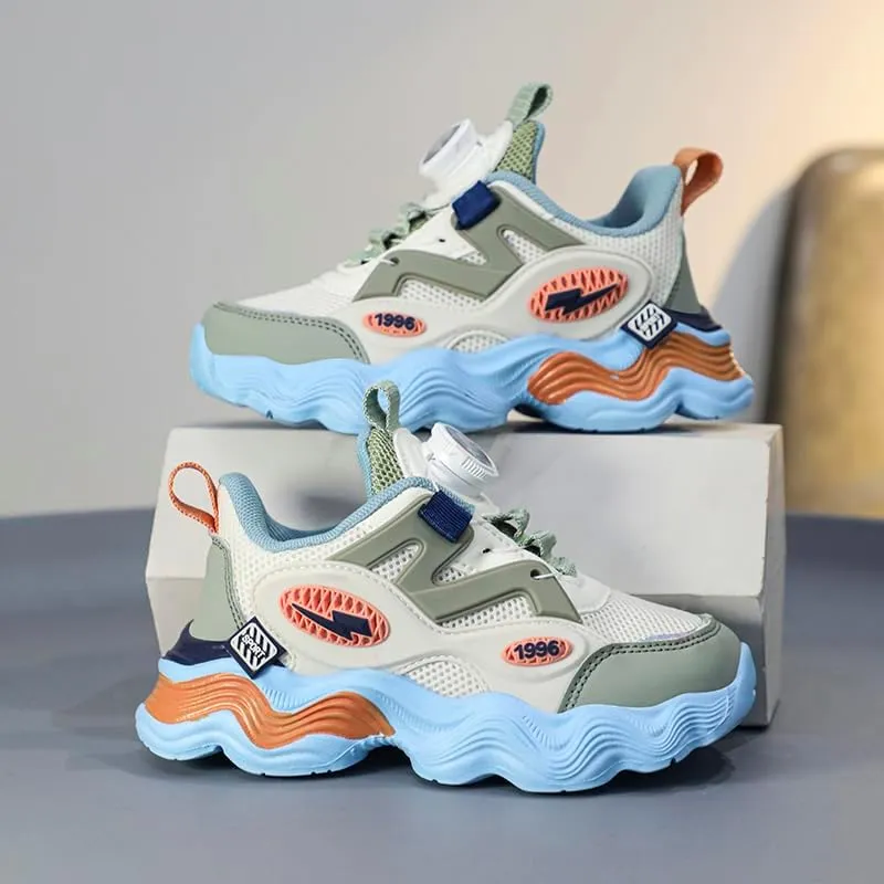 Kids Sports Running Shoes, Lightweight Casual Trainers, Boys and Girls