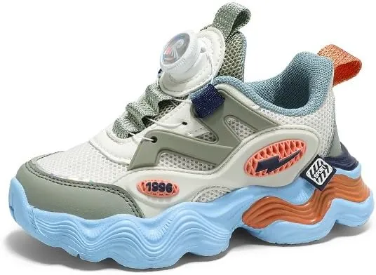 Kids Sports Running Shoes, Lightweight Casual Trainers, Boys and Girls