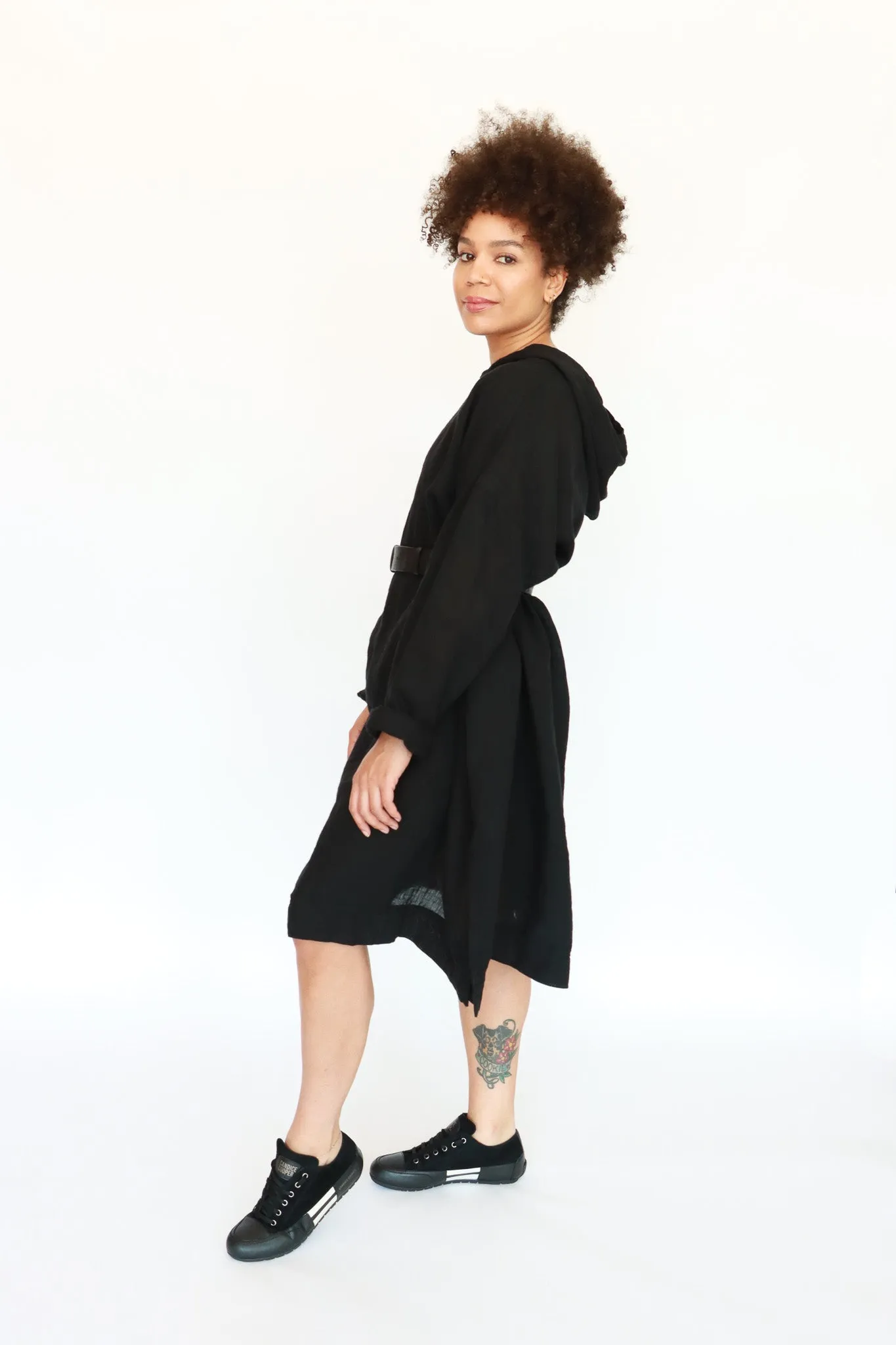 Krista Larson Long Linen Bode Sweatshirt
