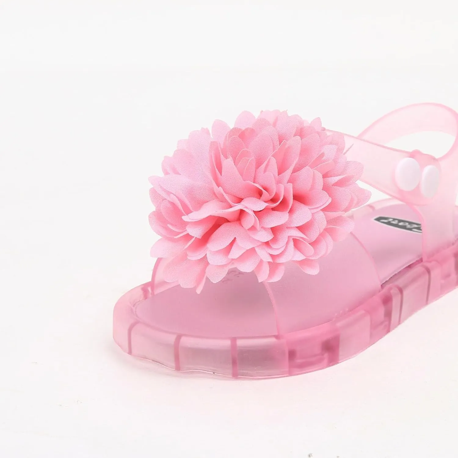 Little Girl Easter Summer Dress Shoes Children's Luminous Sandals Fashionable Diamond Flower Cute Princess Jelly Slippers Girls Double Slip On Slide Sandals