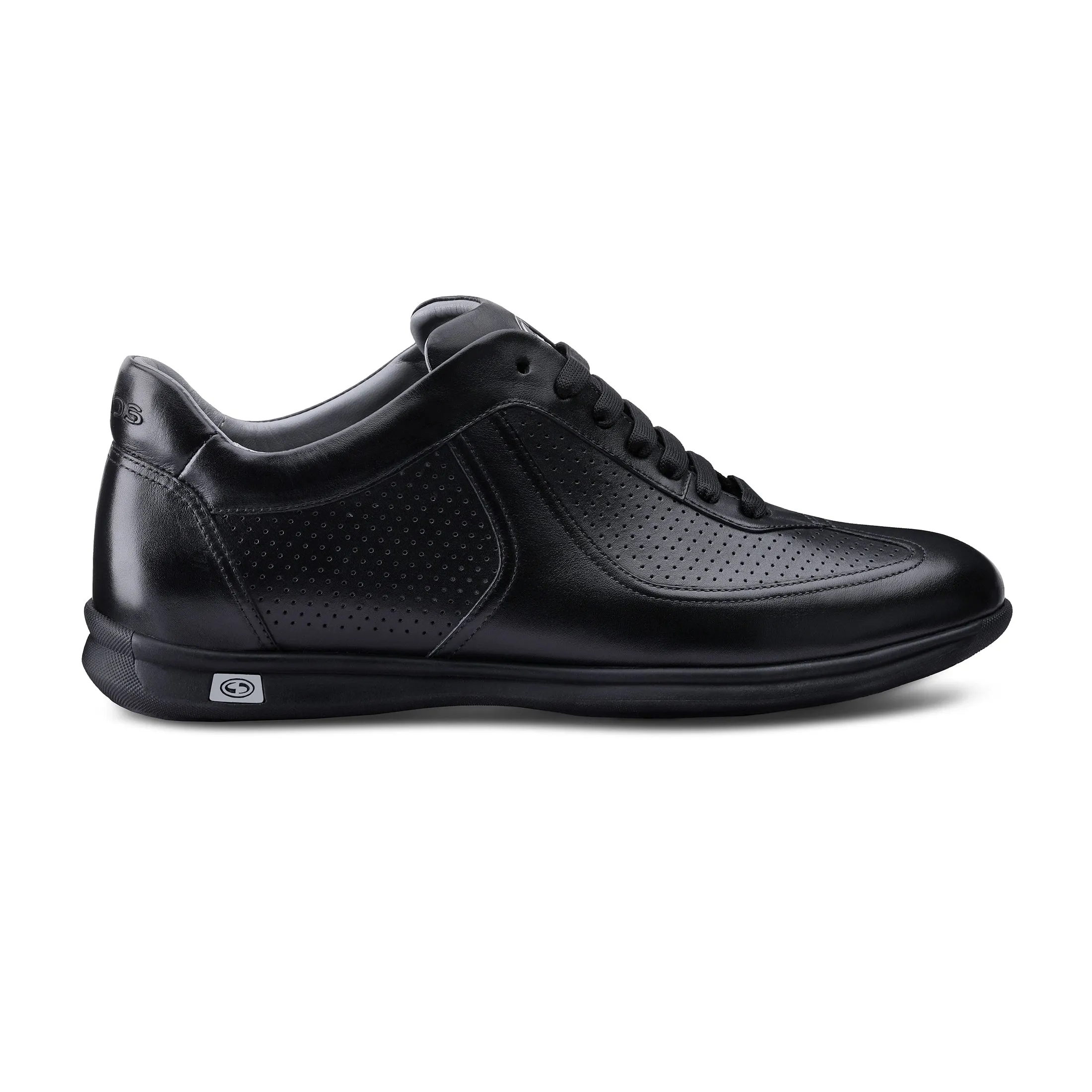 Men's Black Perforated Sneaker