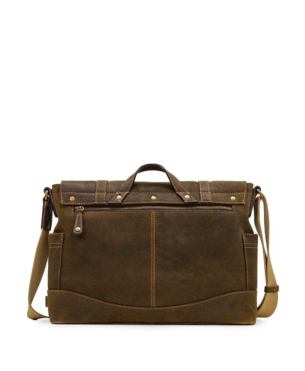 Messenger Bag - Moto Leather