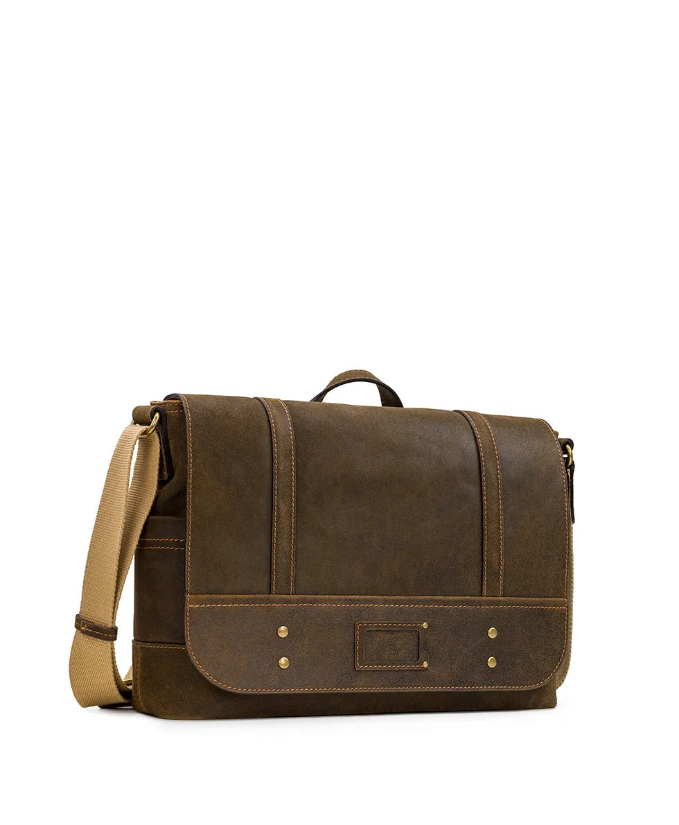 Messenger Bag - Moto Leather