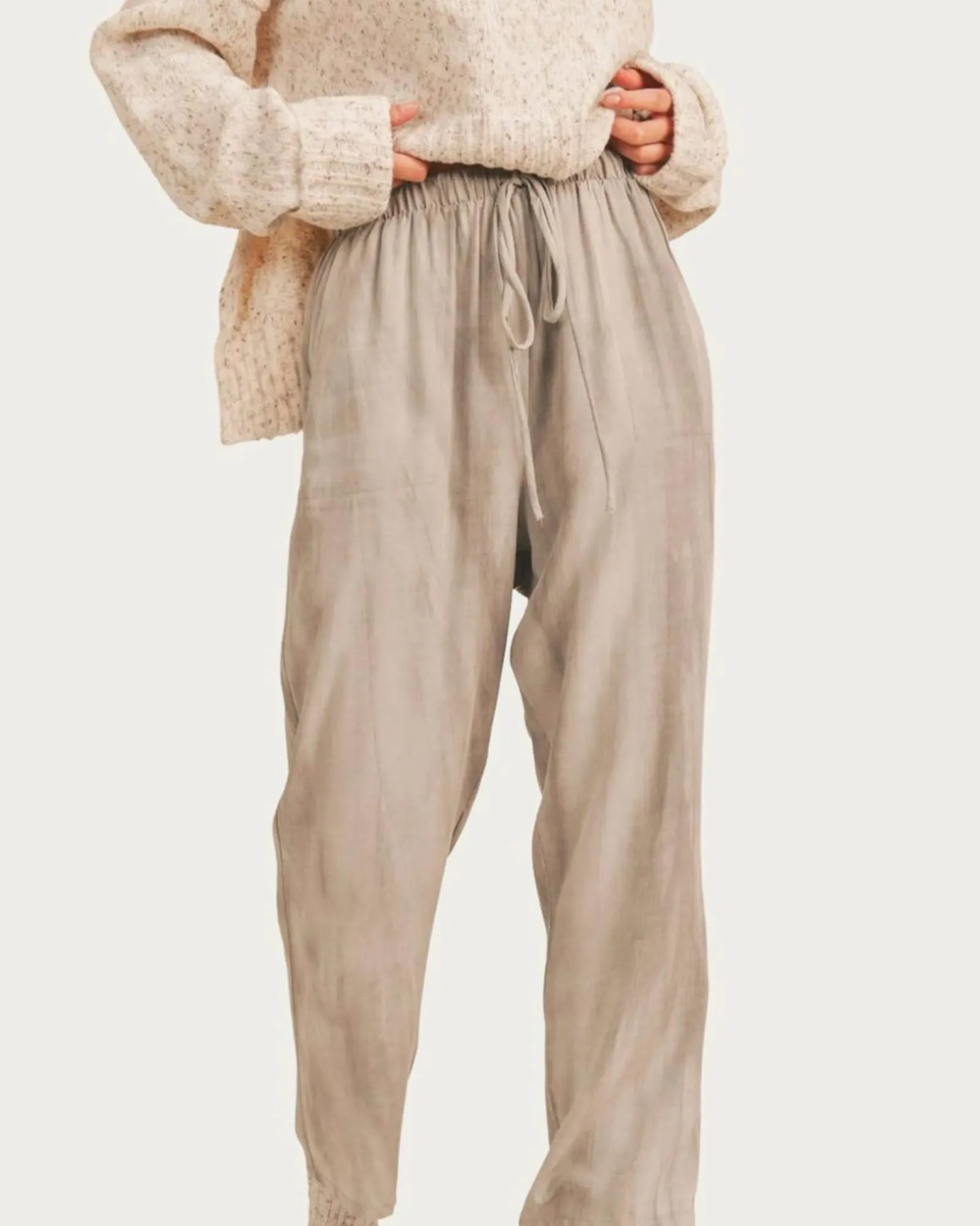 Mystic Haze Drawstring Pant in Grey | Grey