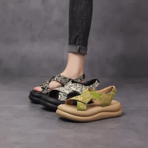 new fashionable thick soled sponge cake beach sandals