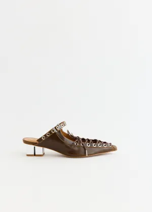 Oleatex Lace Up Mules