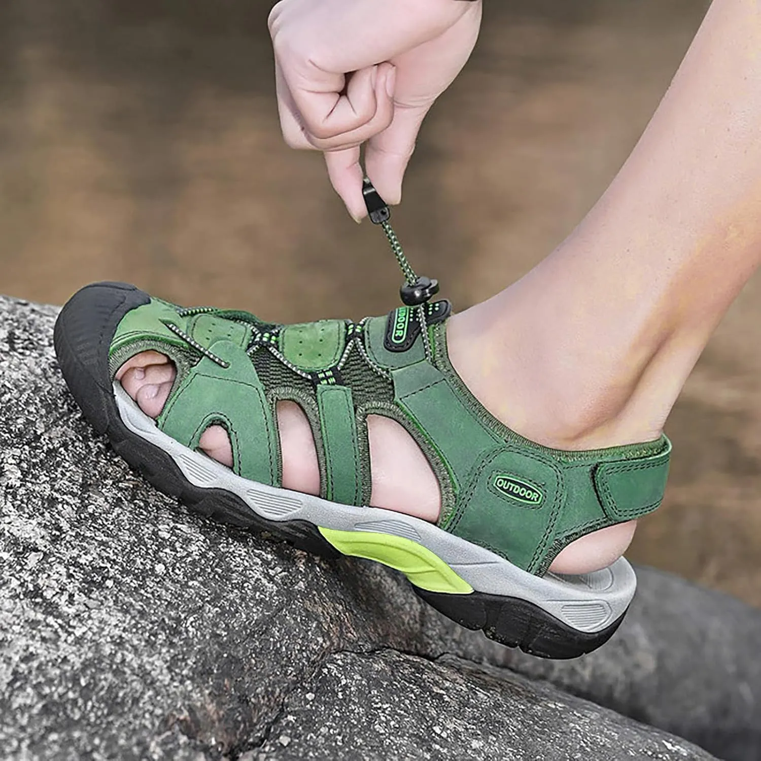 Platform Sandals Elastic Ankle Strap Open Toe Flower Shoes Casual Elastic Ankle Strap Platform Sandals