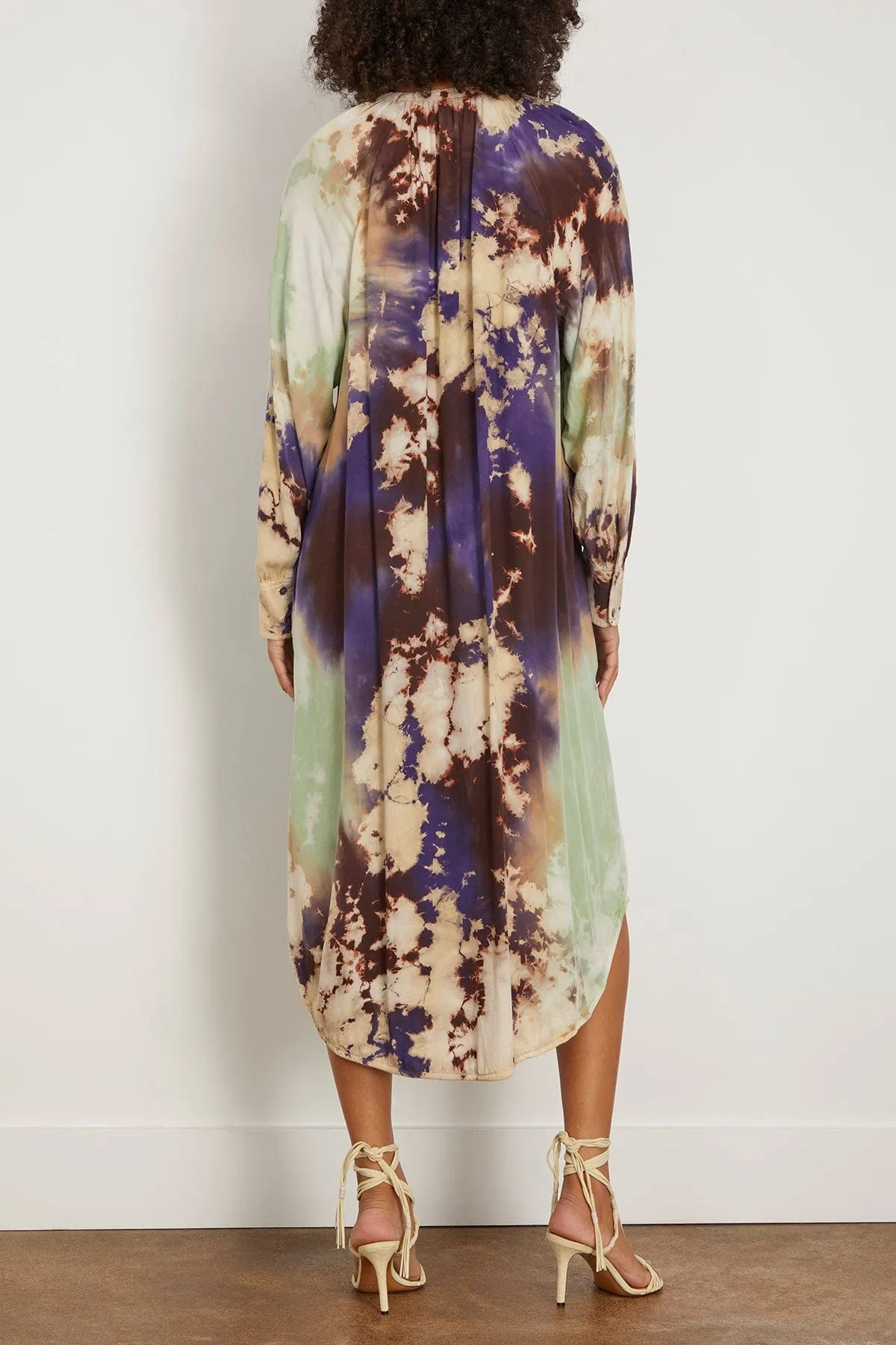Poet Dress in Cosmic Violet