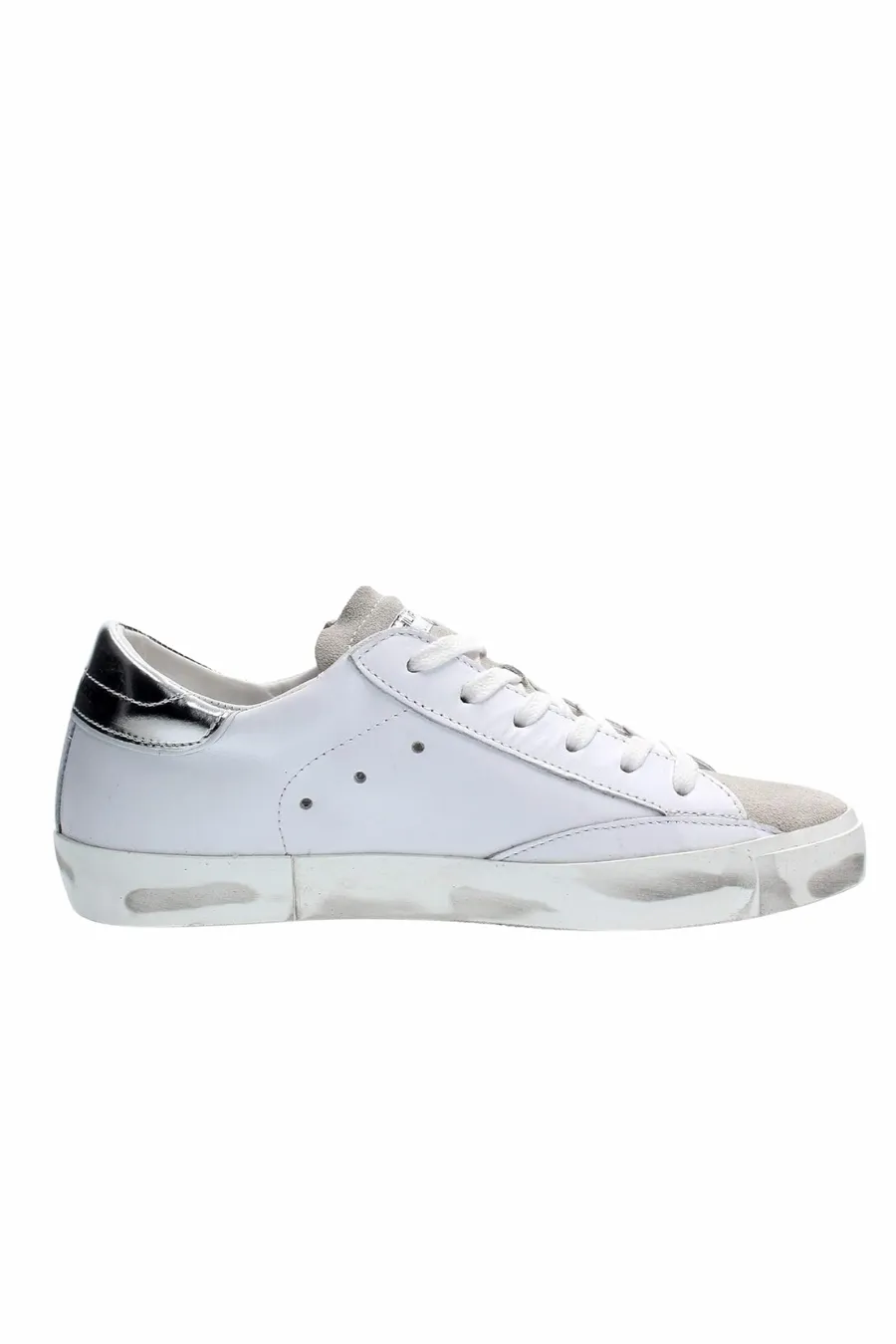 Prsx Low Basic Blanc Argent