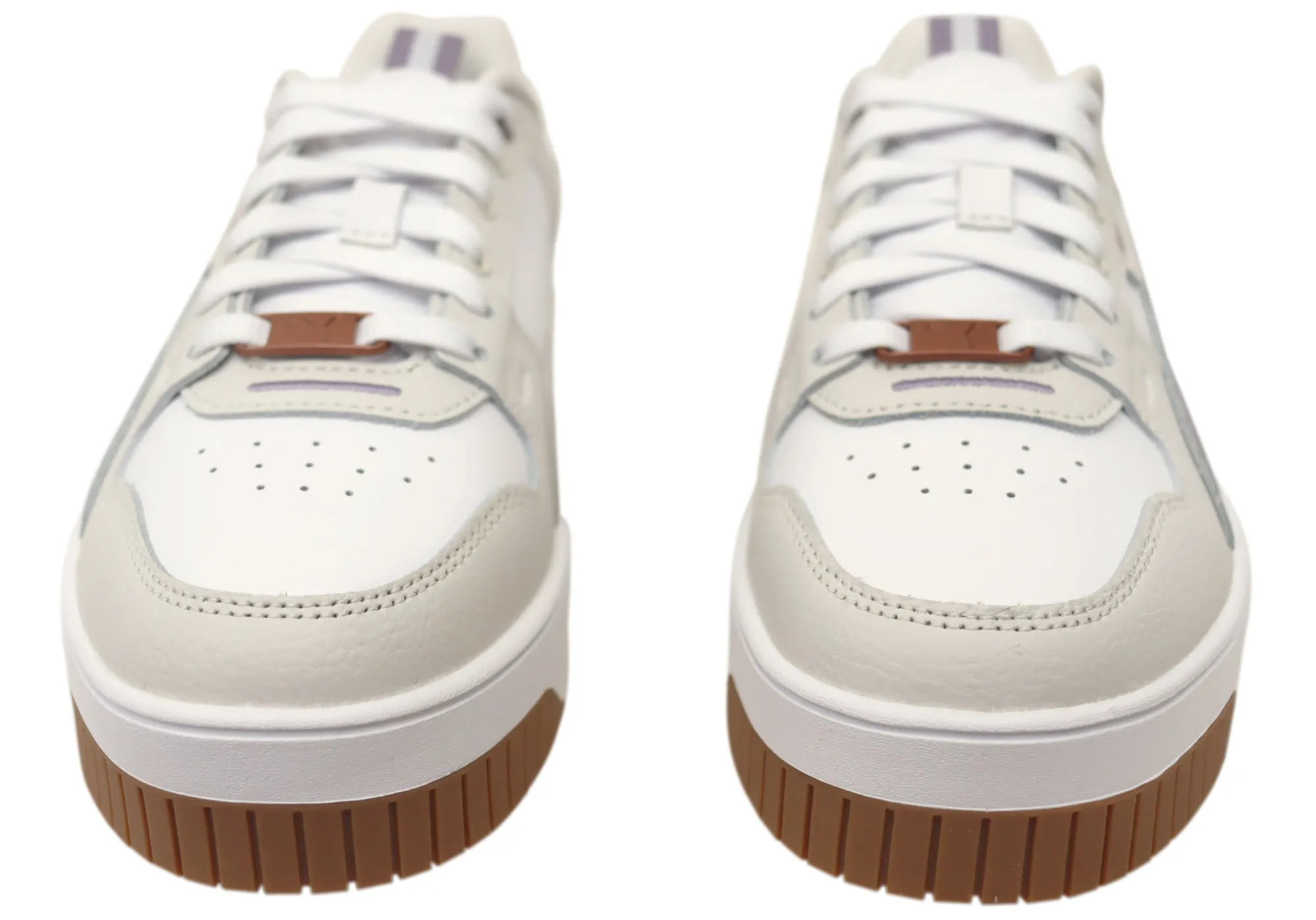 Puma Womens Carina Street Lux Comfortable Lace Up Sneakers