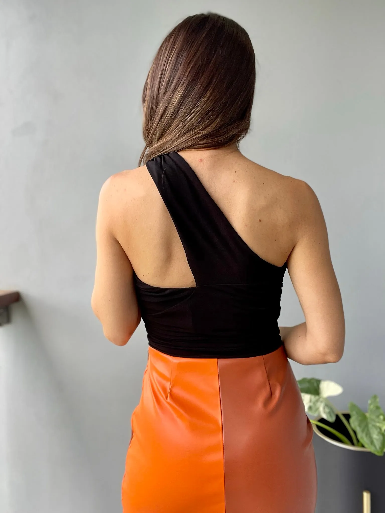 Raya Leather Mini Skirt