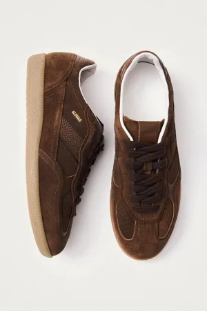 Rife Chocolate Brown Leather Sneakers