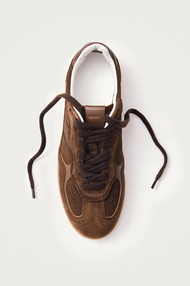 Rife Chocolate Brown Leather Sneakers