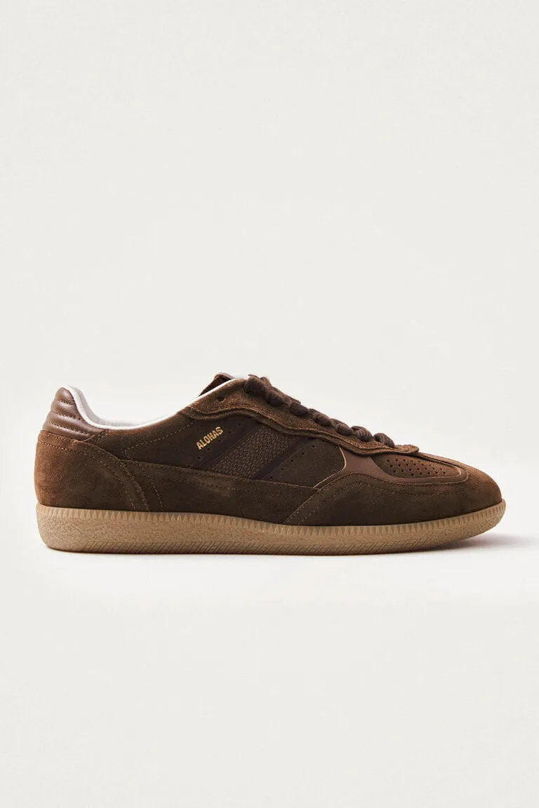 Rife Chocolate Brown Leather Sneakers