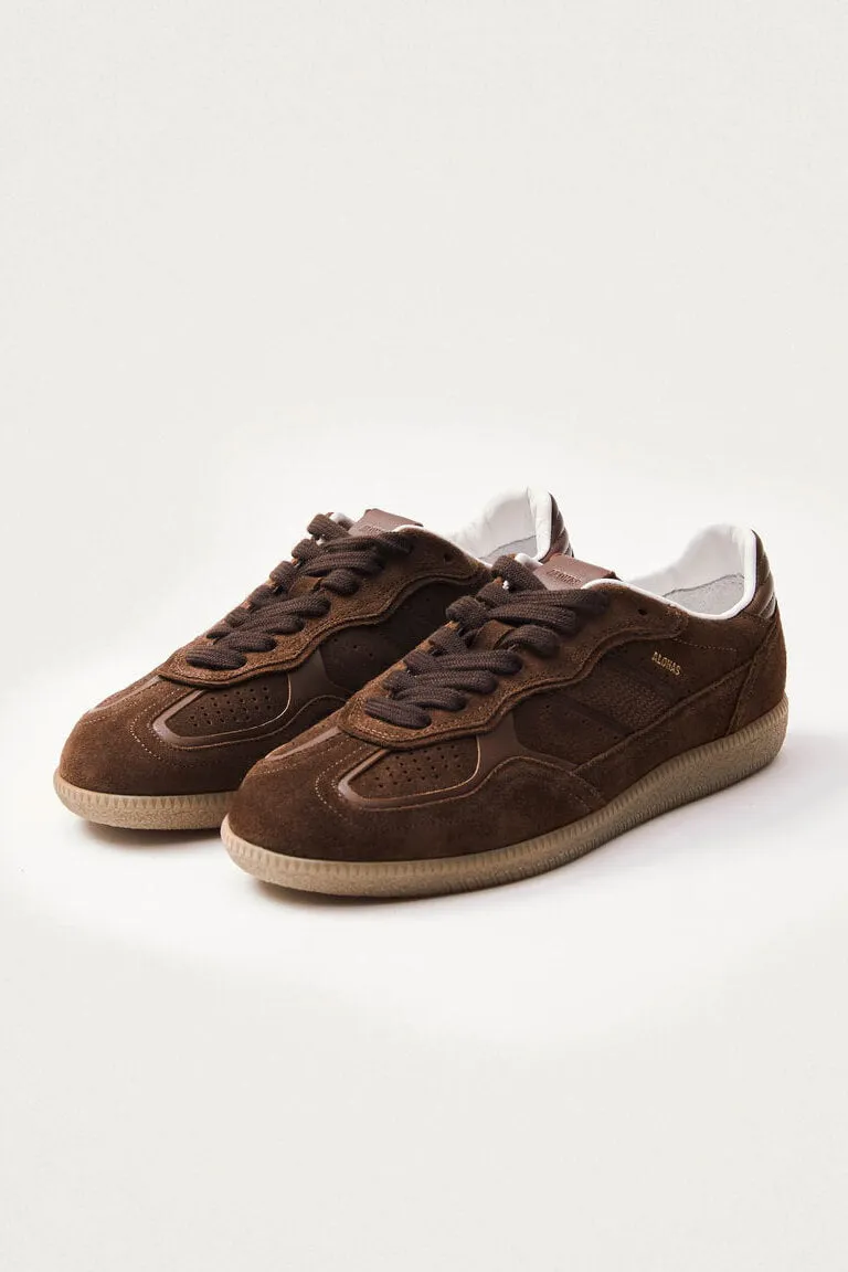 Rife Chocolate Brown Leather Sneakers