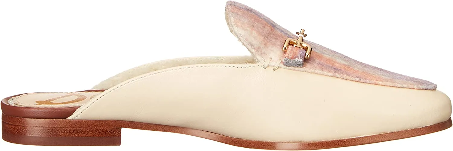Sam Edelman Linnie Golden Multi/Summer Sand Slip On Rounded Toe Fashion Mules