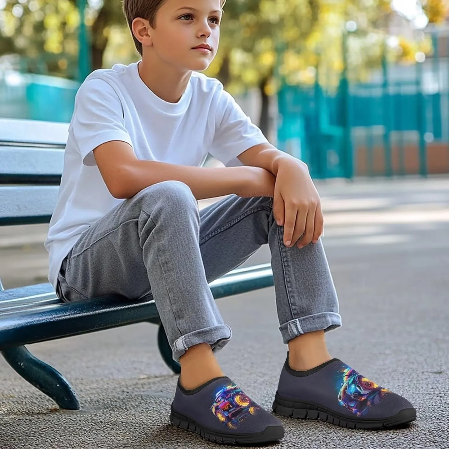Shoes for Boys Size 11.5-4 Lightweight Fashion Design