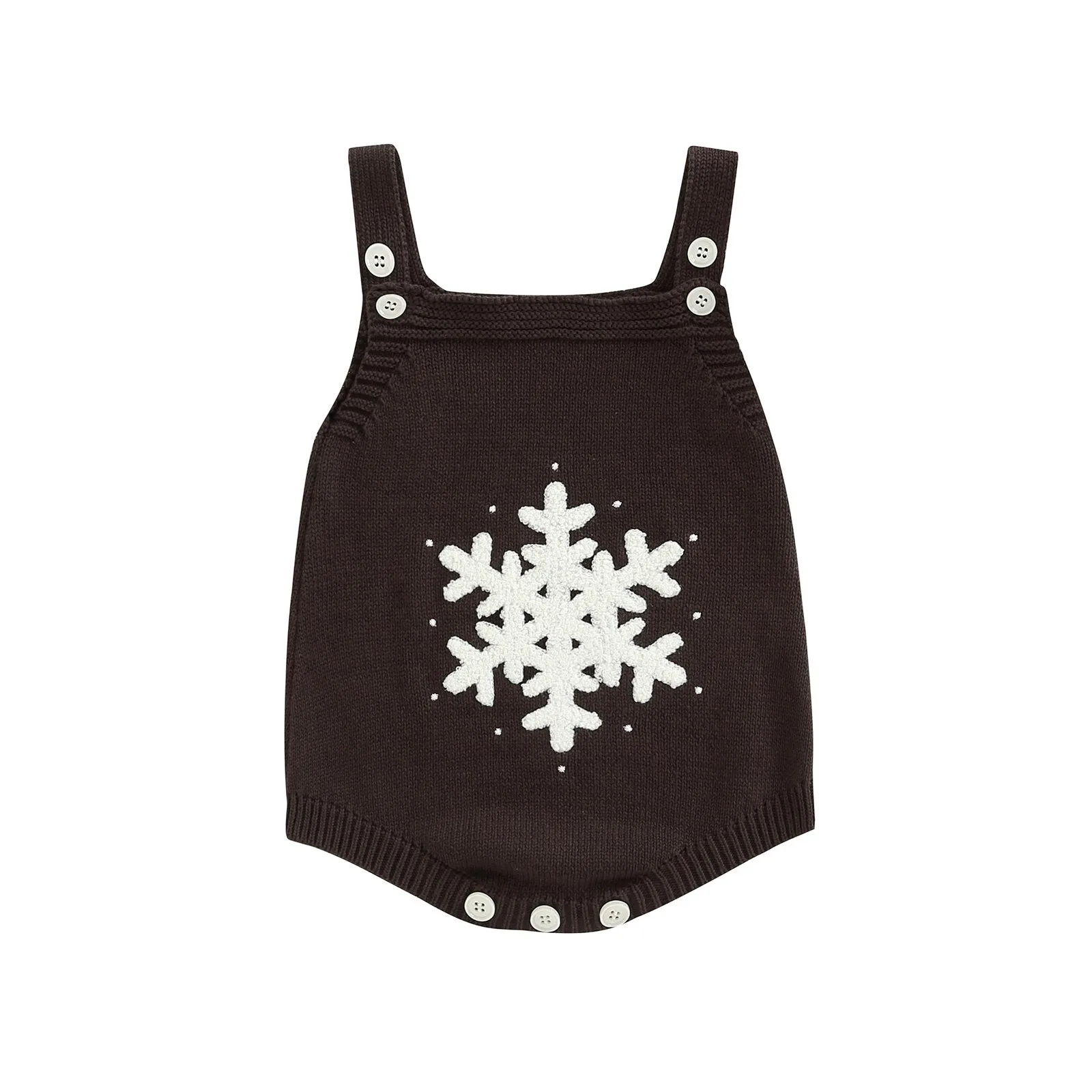 Snowflake Knit Romper