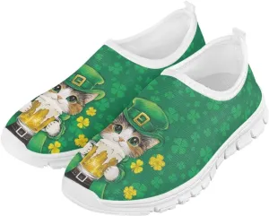 St. Patrick's Day Kids Slip On Sneakers Cute Slip On Shoes for Girls and Boys