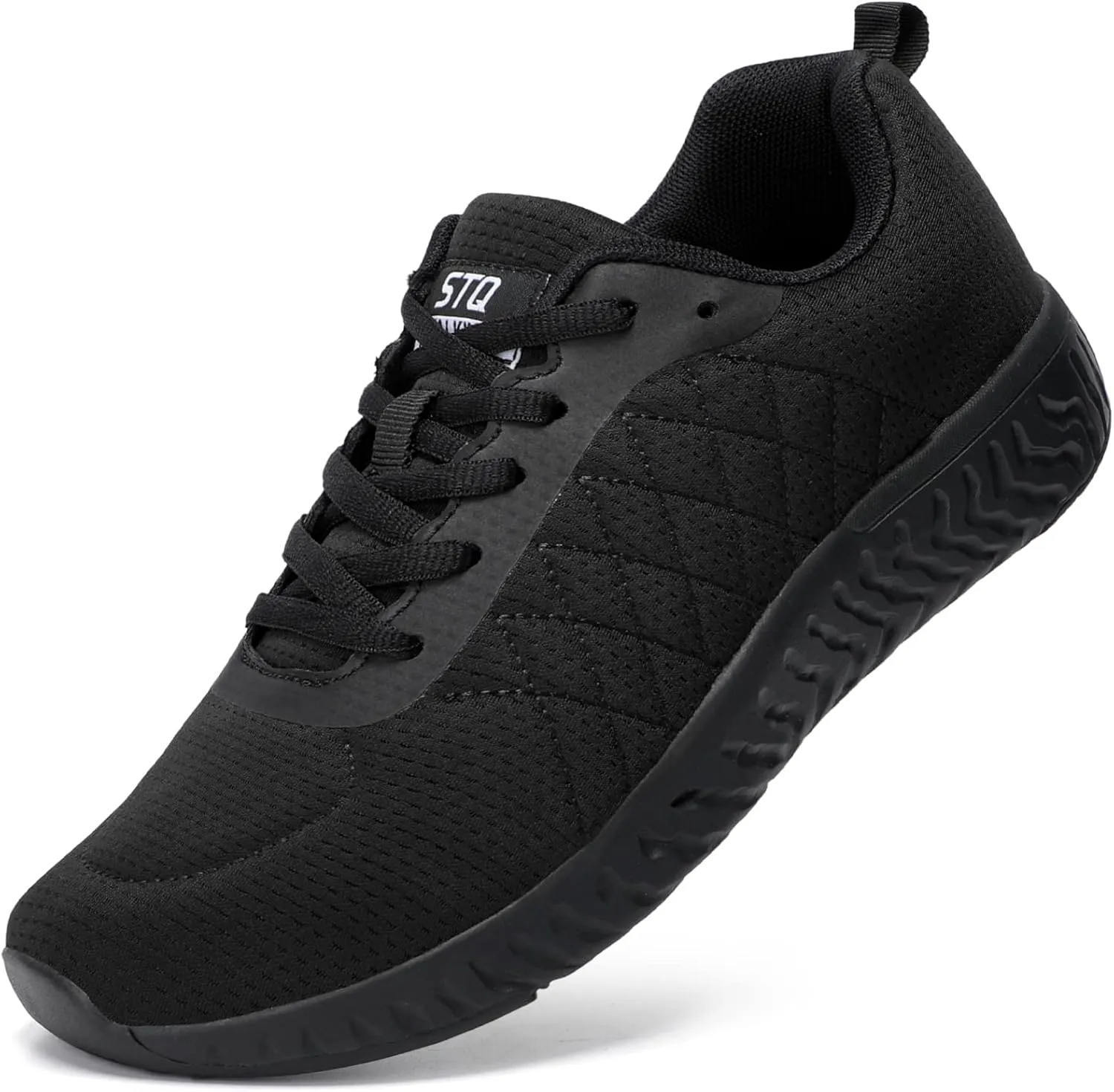 STQ Walking Shoes for Women Lace Up Lightweight Tennis Shoes