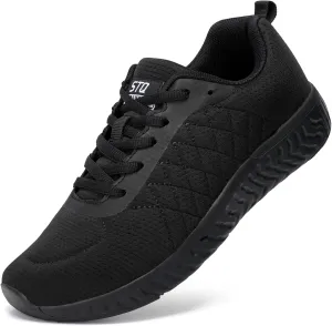 STQ Walking Shoes for Women Lace Up Lightweight Tennis Shoes
