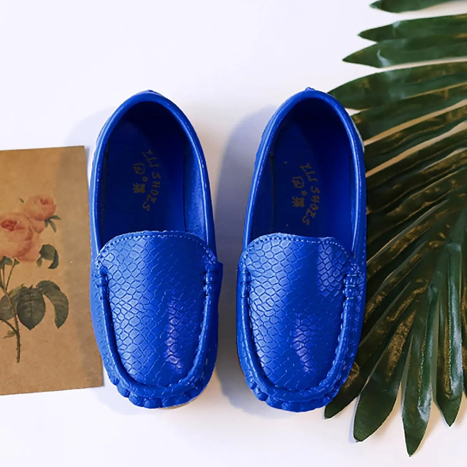 Toddler Boys Girls Soft Slip On Loafers Flat Dress Shoes Kids Casual occasins School Uniform Walking Boat Shoes
