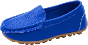 Toddler Boys Girls Soft Slip On Loafers Flat Dress Shoes Kids Casual occasins School Uniform Walking Boat Shoes