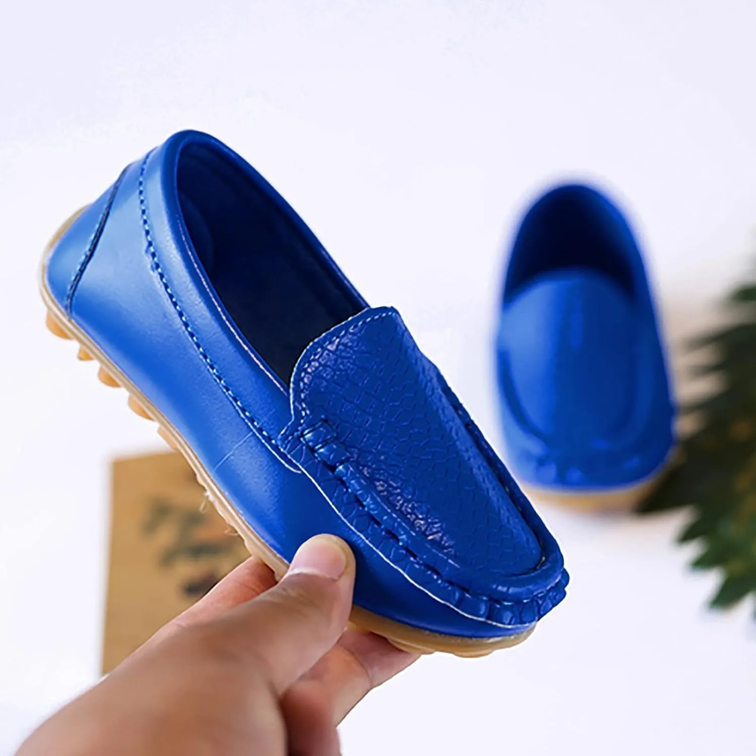 Toddler Boys Girls Soft Slip On Loafers Flat Dress Shoes Kids Casual occasins School Uniform Walking Boat Shoes
