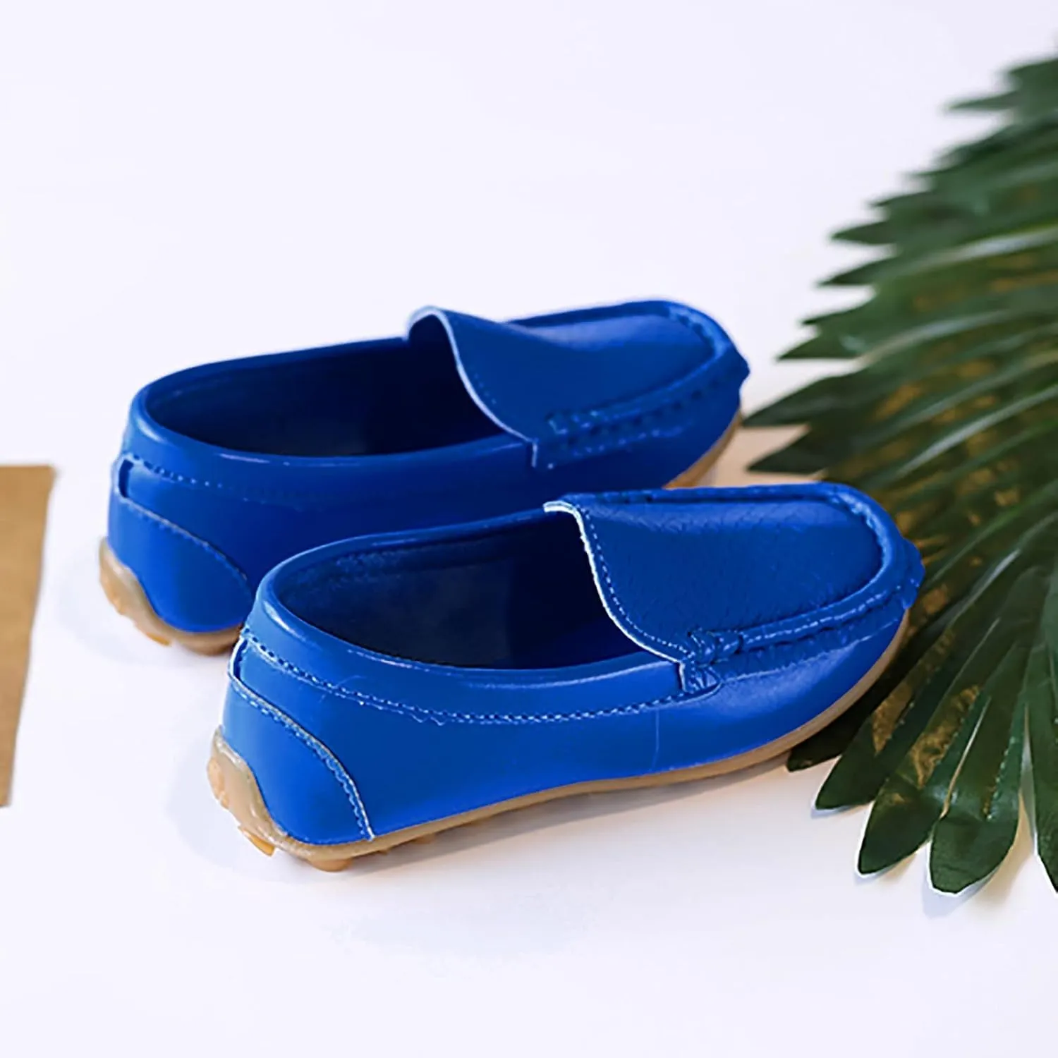 Toddler Boys Girls Soft Slip On Loafers Flat Dress Shoes Kids Casual occasins School Uniform Walking Boat Shoes