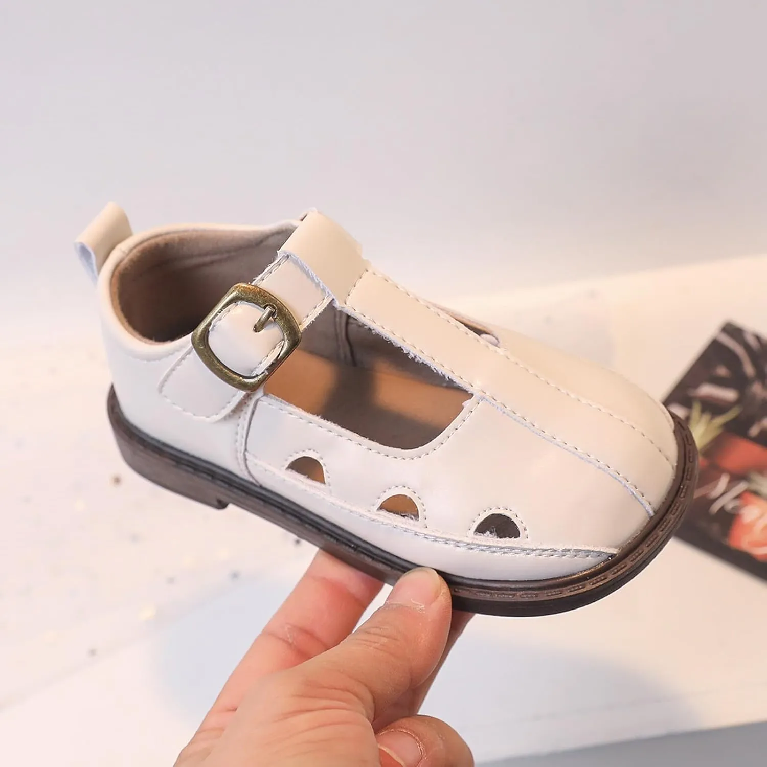 Toddler Girls Mary Jane Dress Shoes Ballet Shoes School Oxford Flats for Easter Flower Girl Mary Jane Shoes Girls