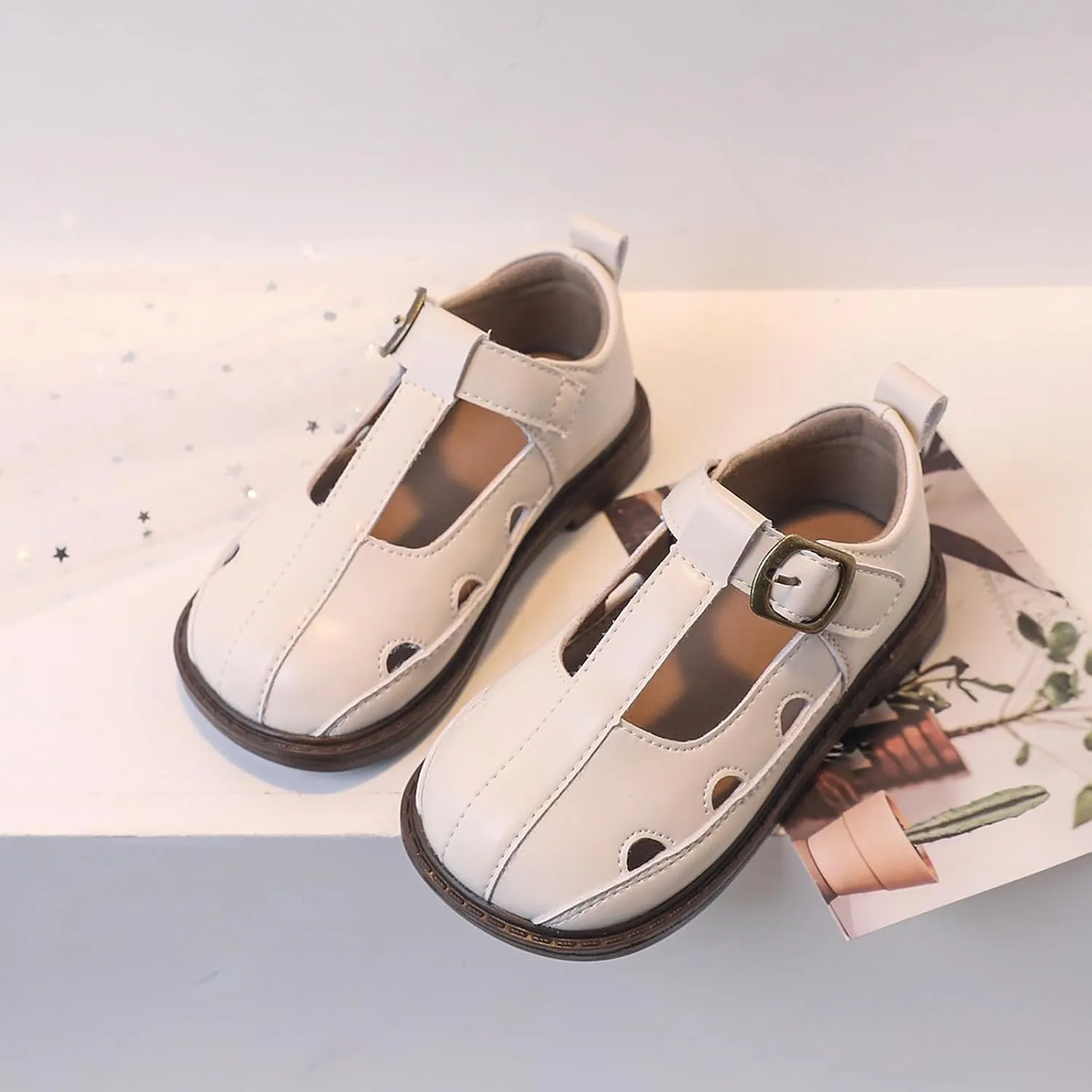 Toddler Girls Mary Jane Dress Shoes Ballet Shoes School Oxford Flats for Easter Flower Girl Mary Jane Shoes Girls