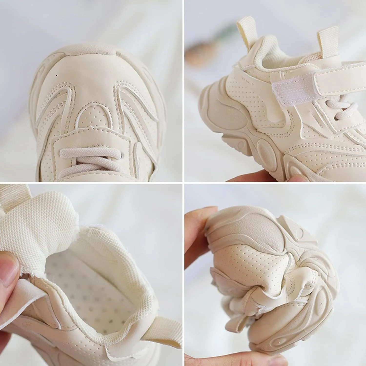 Toddler Tennis Shoes Spring and Summer New Solid Color Breathable Non Slip Children's Casual Sports Shoes