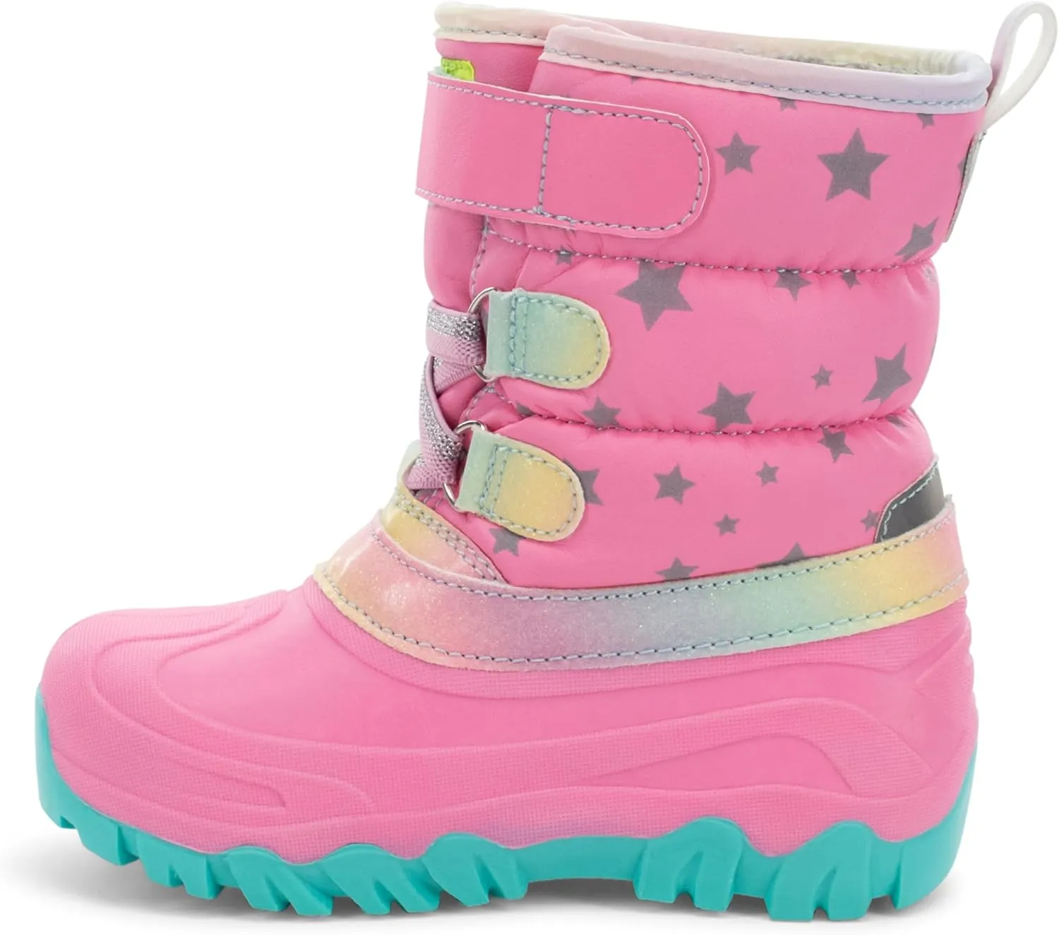 Western Chief Kids Ascend Faux Fur Cold Weather Boots  Waterproof Winter Boots for Girls & Boys  Warm, Cozy & Reflective for Snow Adventures