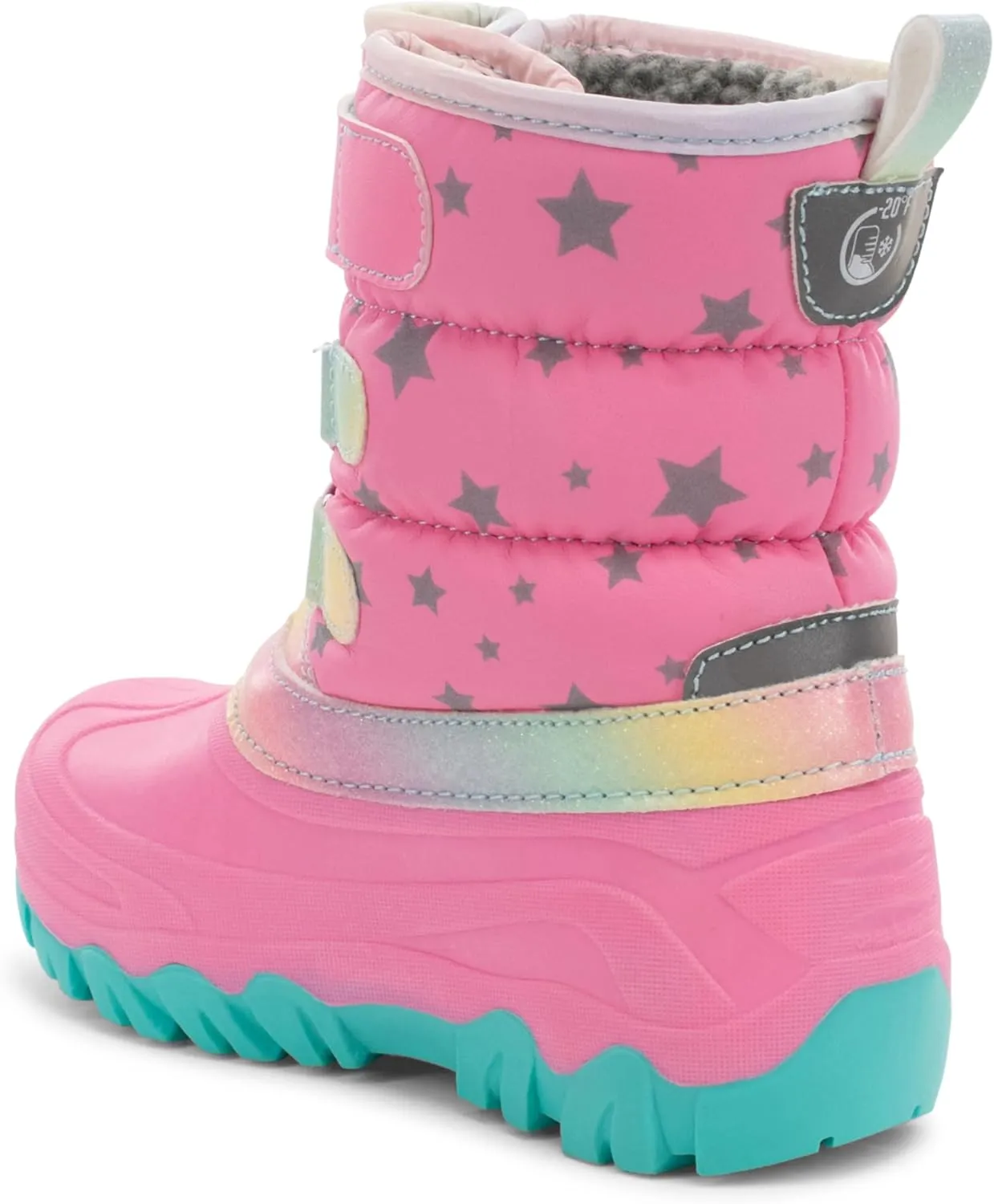 Western Chief Kids Ascend Faux Fur Cold Weather Boots  Waterproof Winter Boots for Girls & Boys  Warm, Cozy & Reflective for Snow Adventures