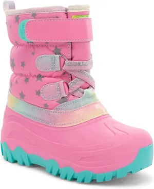 Western Chief Kids Ascend Faux Fur Cold Weather Boots  Waterproof Winter Boots for Girls & Boys  Warm, Cozy & Reflective for Snow Adventures