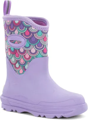 Western Chief Kids Traverse Neoprene Cold Weather Boots  Waterproof, Insulated, Warm, and Comfortable Winter Boots for Girls & Boys,  Kids Rubber Rain Boots with Fleece Lining