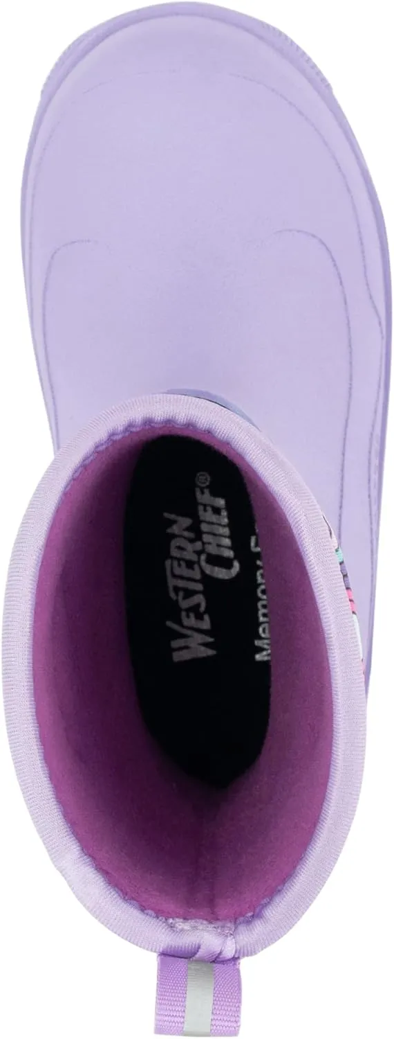 Western Chief Kids Traverse Neoprene Cold Weather Boots  Waterproof, Insulated, Warm, and Comfortable Winter Boots for Girls & Boys,  Kids Rubber Rain Boots with Fleece Lining