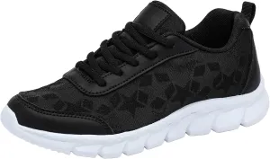 Women Walking Running Shoes Comfortable Soft Sole Breathable Sports Shoes Fashionable Mesh Casual Sneaker for Women Non Slip Workout Gym Sports Athletic Fashion Sneakers