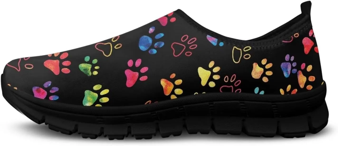Women's Casual Sneakers Lightweight Breathable Running Shoes Comfort Non Slip Sports Shoes Slip On Sneakers Soft Loafers Walking Outdoor Travel Shoes US 5.5-11.5