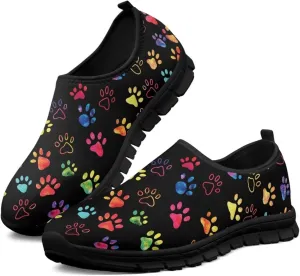 Women's Casual Sneakers Lightweight Breathable Running Shoes Comfort Non Slip Sports Shoes Slip On Sneakers Soft Loafers Walking Outdoor Travel Shoes US 5.5-11.5