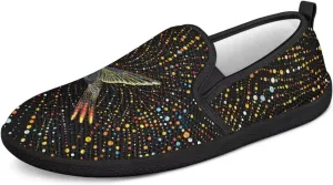 Women's Mesh Flats Shoes Casual Breathable Slip On Sneakers Non-Slip Low Top Outdoor Walking Loafers
