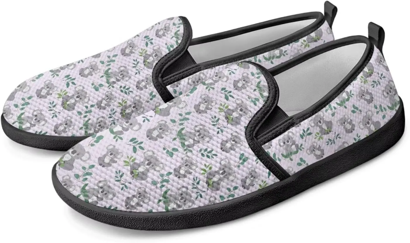 Womens Mesh Slip On Shoes Casual Breathable Low Top Flats Non-Slip Fashion Comfort Walking Work Loafers