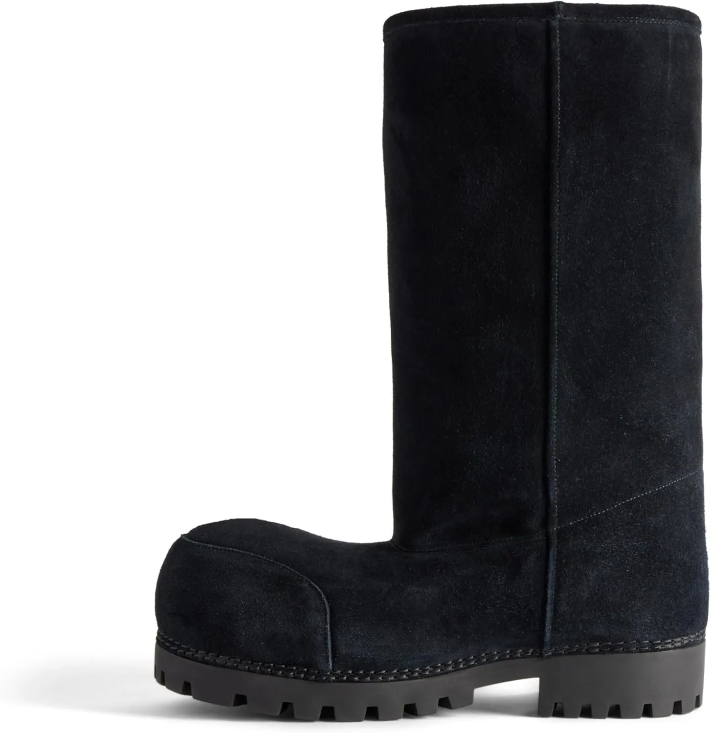 Women's Platform Snow Boots Suede Fur Hippy Mid Calf Winter Boots Classic Slip On Comfortable High Boots Chunky Trending Shoes
