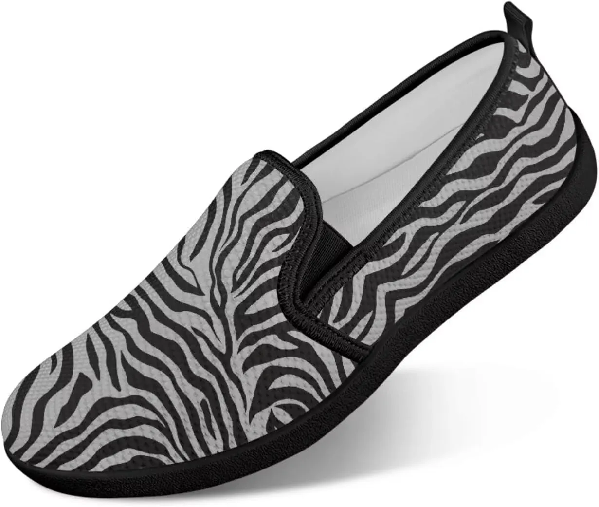 Women's Slip On Shoes Casual Breathable Mesh Flats Sneakers Fashion Low Top Soft Loafers for Tennis Work